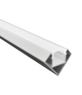 PERFIL TRIANGULAR SOBREPUESTO BLANCO IP20 2 METROS LINEALES