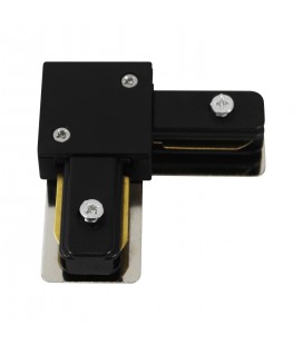 CONECTOR RIEL TIPO L / NEGRO / HH-2GD-L