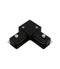 CONECTOR RIEL TIPO L / NEGRO / HH-2GD-L