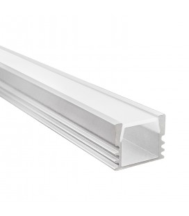 PERFIL RECTANGULAR LED STUDIO SOBREPUESTO BLANCO IP20 / 2000X12MM