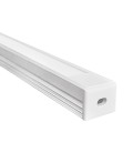 PERFIL RECTANGULAR SOBREPUESTO BLANCO IP20 2 METROS LINEALES