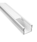 PERFIL RECTANGULAR SOBREPUESTO BLANCO IP20 2 METROS LINEALES