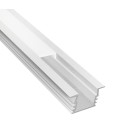 PERFIL RECTANGULAR LED STUDIO EMBUTIDO BLANCO IP20 22X11X2000MM