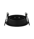 PORTA MÓDULO LED STUDIO PLANO NEGRO IP20 PARA GU10 / Ø80X35MM