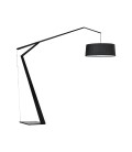 LAMPARA DE PIE LED STUDIO DOMINO (SIN AMPOLLETA E27) NEGRO