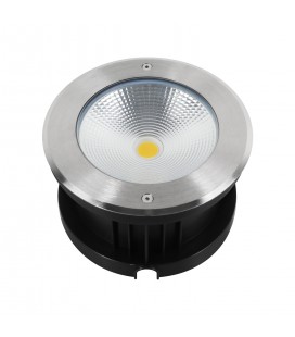 EMBUTIDO A PISO LED STUDIO REDONDO GRIS 15W 3000K 85-265V IP67 / Ø150X98MM