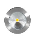 EMBUTIDO A PISO REDONDO 15W LED INTEGRADO 3000K AC220V VIDRIO TRANSPARENTE IP67 TAMAÑO ø150 X H120MM