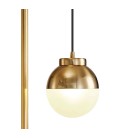 LÁMPARA DE PIE LED STUDIO ARTDECO BALL COBRE 220V IP20 PARA E27 / 1800X140MM