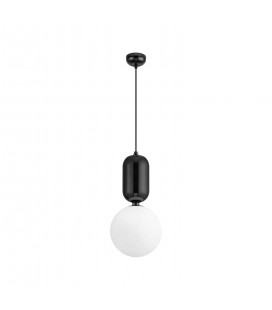 LÁMPARA COLGANTE GLOBO NEGRO SMALL IP20 220V NO INCLUYE AMPOLLETA ∅200*H425