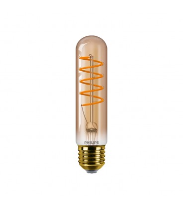 AMPOLLETA FILAMENTOS PHILIPS GOLD AMBAR 5.5W 2700K T32 E27 250LM