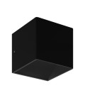 APLIQUÉ DE MURO LED STUDIO BIFOCAL NEGRO 6W 3000K 220V IP54 / 100X100MM