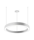 LÁMPARA COLGANTE LED STUDIO TEL AVIV CIRCULAR 38W LUZ CÁLIDA ARO Ø60 BLANCA