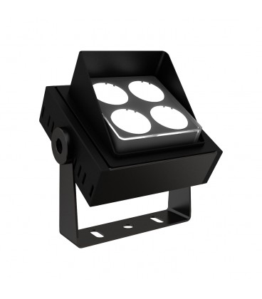 APLIQUÉ PROYECTOR LED STUDIO CUADRADO CON VISERA 4W LUZ CÁLIDA IP65