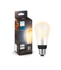 AMPOLLETA INTELIGENTE FILAMENTO E27 ST64 PHILIPS HUE 7W LUZ CÁLIDA A LUZ NEUTRA