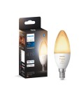 AMPOLLETA INTELIGENTE BLUETOOTH E14 PHILIPS HUE 5.2W LUZ CÁLIDA A LUZ FRÍA