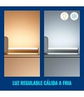 BARRA DE LUZ INTELIGENTE PHILIPS WIZ MODERNO 5.5W LUZ CÁLIDA A LUZ FRÍA