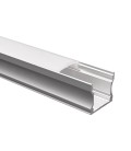 PERFIL PARA CINTA LED STUDIO CUADRADO SOBREPUESTO ALTO 1.4 2MTS H1.4 1.7x200 CM GRIS