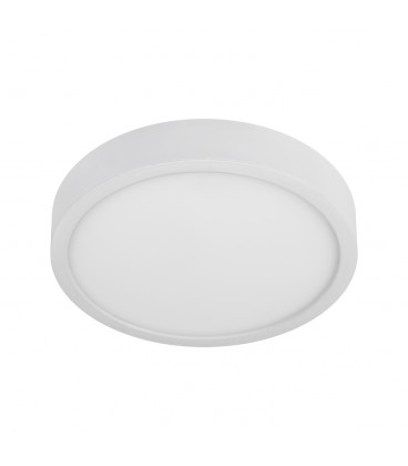 PLAFÓN LED STUDIO REDONDO 12W LUZ CÁLIDA IP20 Ø3.6x25.5CM BLANCO