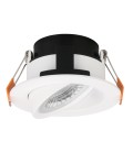 DOWNLIGHT EMBUTIDO DIRIGIBLE LED STUDIO TRIAC DIMEABLE 1800K-3000K LUZ CÁLIDA 10W IP54