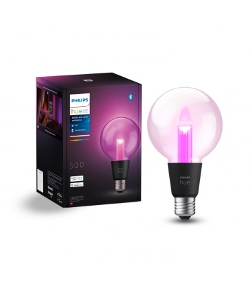 AMPOLLETA INTELIGENTE E27 PHILIPS HUE GLOBO G95 6.8W LUZ CÁLIDA A LUZ FRÍA Y RGB