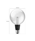 AMPOLLETA INTELIGENTE E27 PHILIPS HUE GLOBO XL G125 6.8W LUZ CÁLIDA A LUZ FRÍA Y RGB