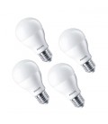 PACK DE 4 AMPOLLETAS 9W BLANCO