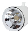 Foco Led Riel 20w Blanco Mate 5500k