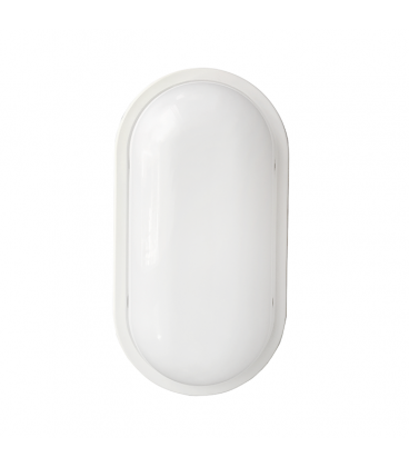 APLIQUÉ CIELO/MURO BLANCO OVAL EXTERIOR IP65 24W 3200K AC85-265V