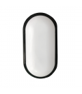 APLIQUÉ CIELO/MURO NEGRO OVAL EXTERIOR IP65 24W 3200K AC85-265V