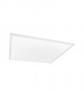 PANEL SLIM CUADRADO ALUMINIO 603X603X30mm 40W 3000K, 4000LM