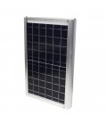 LUMINARIA SOLAR 60W PANEL SOLAR 6V12V MULTI CRISTAL DE ALTA EFICIENCIA 10000 MAH INCLUYE CONTROL REMOTO 6400K 120LM/W IP65