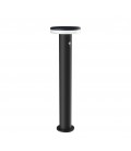 BOLLARD AQUES 10W 3000K SOLAR CON SENSOR DE MOVIMIENTO 3 MODOS. GRIS OSCURO. 84CM ALTO. IP44