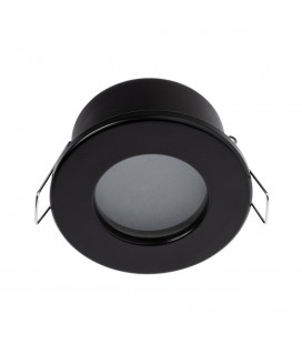 PORTA DICROICO LED STUDIO NEGRO IP44 PARA GU10 / Ø82MM