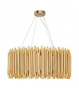 CHANDELIER LED STUDIO SAGRES ORO PARA G9 220V IP20 / Ø800X1000MM