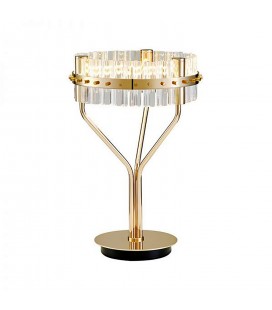 LAMPARA DE MESA CHANDELIER COLOR ORO+VIDRIO INCLUYE CHIP 15W (1500LM) 3200K LED ∅320*490MM -- IP20 220V