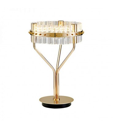 LAMPARA DE MESA CHANDELIER COLOR ORO+VIDRIO INCLUYE CHIP 15W (1500LM) 3200K LED ∅320*490MM -- IP20 220V