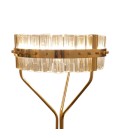 LAMPARA DE MESA CHANDELIER COLOR ORO+VIDRIO INCLUYE CHIP 15W (1500LM) 3200K LED ∅320*490MM -- IP20 220V