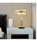 LAMPARA DE MESA CHANDELIER COLOR ORO+VIDRIO INCLUYE CHIP 15W (1500LM) 3200K LED ∅320*490MM -- IP20 220V