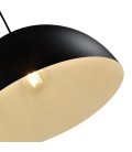 LÁMPARA COLGANTE LED STUDIO APOLO NEGRA E27 220V