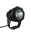 APLIQUÉ EXTERIOR LED STUDIO COB NEGRO 20W 3000K 85-265V IP67 / Ø115X245MM