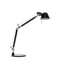 LÁMPARA DE MESA LED STUDIO GALILEO NEGRO PARA E27 220V IP20 / Ø145X850MM