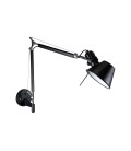 LÁMPARA MURO LED STUDIO GALILEO NEGRO MATE 220V IP20 PARA E27 / 360X360MM