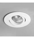 PORTA MÓDULO LED STUDIO BLANCO MATE IP20 / Ф100MM CORTE Ф75-90MM