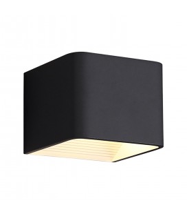 APLIQUÉ DE MURO LED STUDIO SQUARE NEGRO 6W 3000K 220V IP20 / 100X100MM