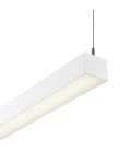 LUMINARIA LINEAL LED COLGANTE O SOBREPUESTO BLANCO 40W 3000K 120º IP20