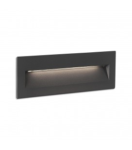 EMBUTIDO MURO LED STUDIO RECTANGULAR GRIS OSCURO 8W 3000K 220V IP65