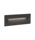 EMBUTIDO MURO LED STUDIO RECTANGULAR GRIS OSCURO 8W 3000K 220V IP65