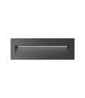 EMBUTIDO MURO LED STUDIO RECTANGULAR GRIS OSCURO 8W 3000K 220V IP65