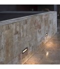 EMBUTIDO MURO LED STUDIO RECTANGULAR GRIS OSCURO 8W 3000K 220V IP65