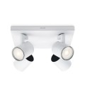 APLIQUÉ CIELO PHILIPS NEIRO SPOT CUADRUPLE GU10 BLANCO IP20 NO INCLUYE AMPOLLETA